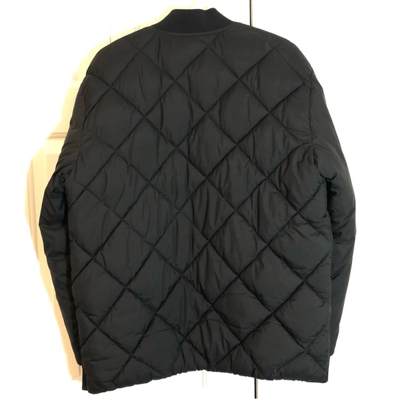 Jack & Jones Jorsouth Quilted Bomber Jacket Men’s Large Black - Picture 2 of 6